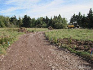 Driveway Curve Graded