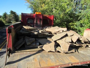 Flat Stone to Wrap Culvert