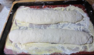 ciabatta before the proof