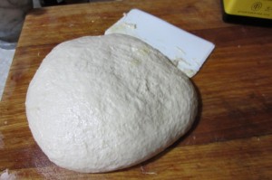 ciabatta dough ball