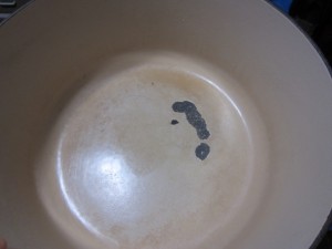 Le Creuset Damage