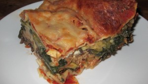 lasagna slice