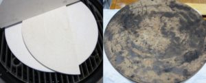 kiln stones before & after