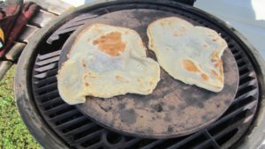pita on the kamado