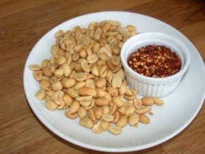 gong bao peanuts & chiles
