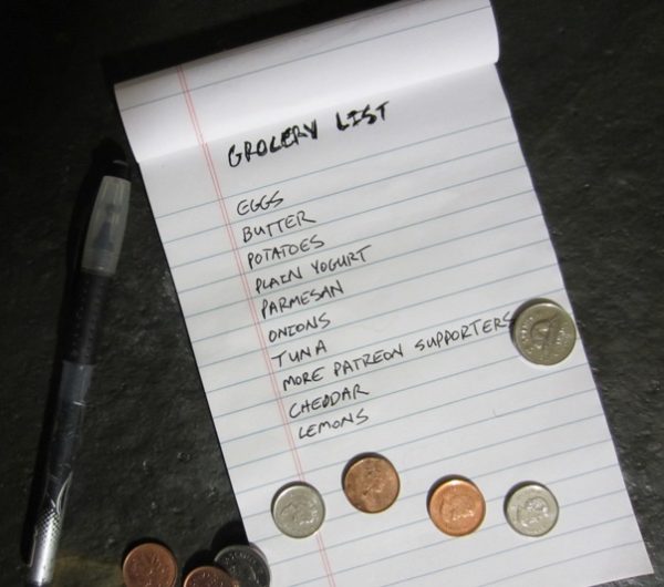 grocery list