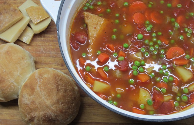 parmesan laced soup