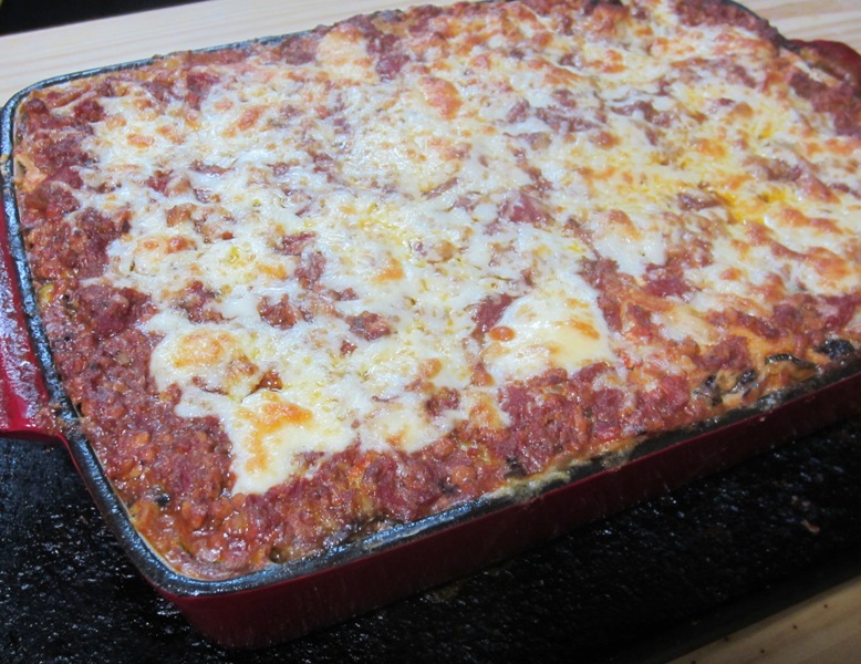 lasagne finish
